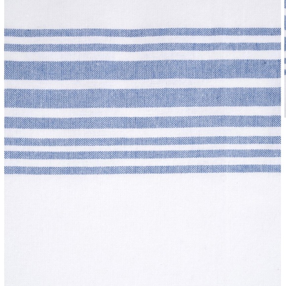 White with Blue Stripes Tea Towels - Picture 3 of 4